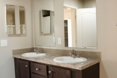 Double Sinks - Model Bathroom