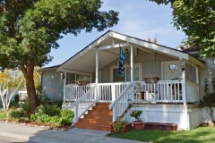 House with Wooden Steps