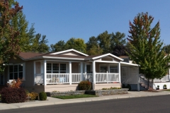 Mobile with White Picket Porch